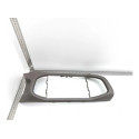 Moldura Painel Central Som Chevrolet Prisma 2015 Marrom-escuro