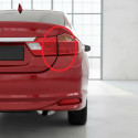 Lanterna Traseira Direita Honda City 2014 (detalhe) Direito/passageiro Vermelho