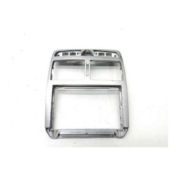 Moldura Central Painel Peugeot 307 2010 Cinza