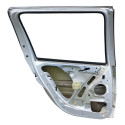 Porta Traseira Esquerda Peugeot 206 207 Sw Escapade Prata  Traseira Esquerdo Prateado