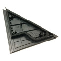 Moldura Externa Porta Traseira Direita Hyundai Hb20 2016 Preto