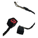 Chicote Porta Dianteira Esquerda Chevrolet Cruze 2014 Preto