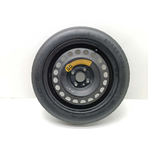 Estepe Roda Hyundai Hb20 2023 T125/80 D15 Preto