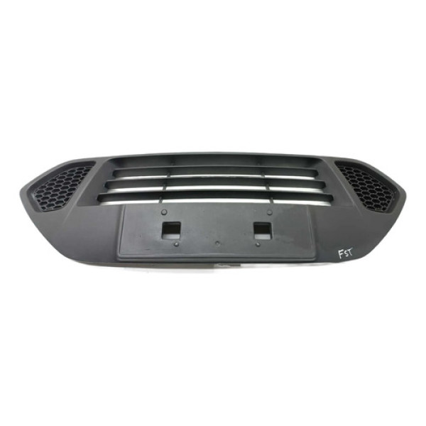 Grade Inferior Parachoque Dianteira Ford Fiesta 2014 Preto Fosco