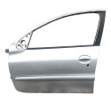 Porta Dianteira Esquerda Peugeot 206 207 2002 A 2013 Prata Dianteira Esquerdo Prateado