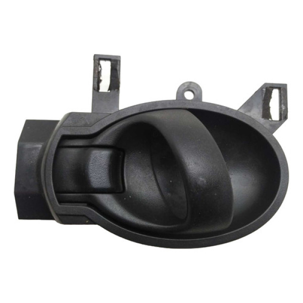Maçaneta Interna Porta Dianteira Esquerda Nissan March 2015 Preto Dianteira