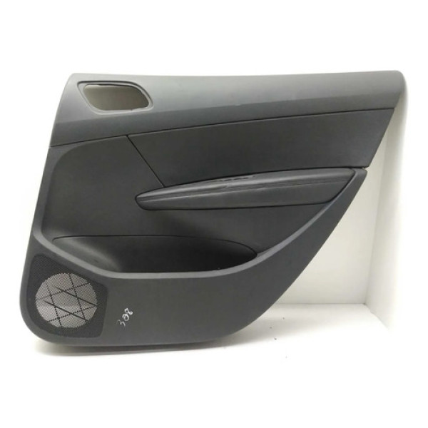 Forro Porta Traseira Direita Peugeot 308 2014 Preto