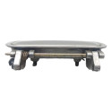 Maçaneta Externa Porta Traseiro Direita Gm Corsa 2001 Dourado Traseira