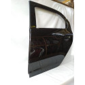 Porta Traseira Esquerda Renault Logan 2014 Preta Original Traseira Esquerdo Preto