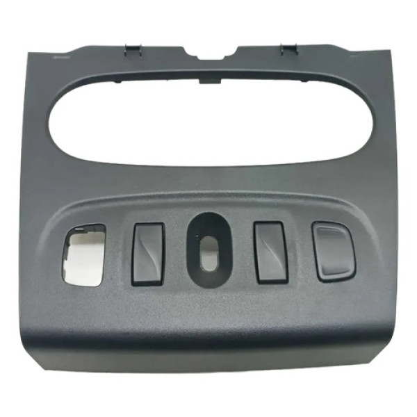 Moldura Central Painel Renault Logan 2015 Preto