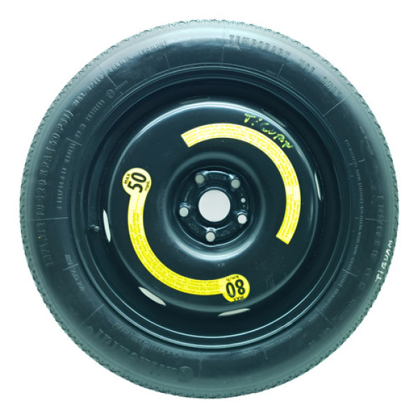 Roda Estepe Volkswagen Tiguan 2012 145/80 R18 Original Preto