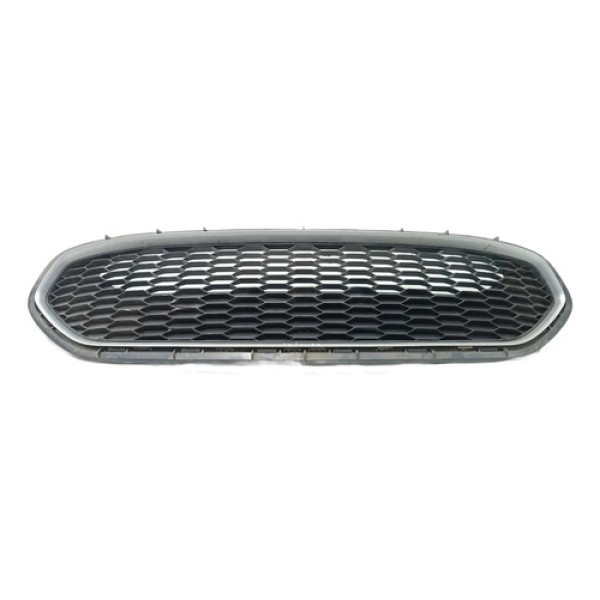 Grade Superior Parachoque Dianteiro Ford Ka 2016 Preto Brilhante