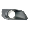 Moldura Grade Farol Milha Lado Esquerdo Chevrolet Onix 2015 Preto Esquerdo