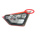 Lanterna Tampa Traseira Esquerdo Ford Focus Sedan 2015 Esquerdo/motorista Vermelho