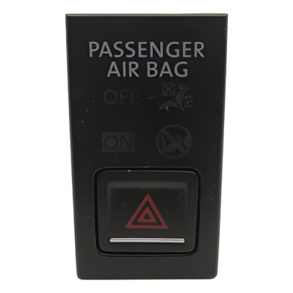 Botão Pisca Alerta Volkswagem Jetta 2014 15 Preto