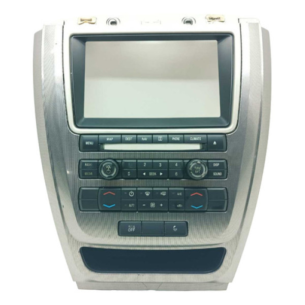 Moldura Comando Ar Rádio Ford Fusion V6 2012 Cinza