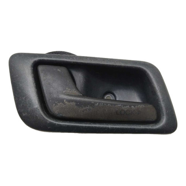 Macaneta Interna Traseira Esquerdo Fiat Palio 2009 Preto Traseira
