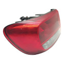 Lanterna Traseira Esquerda Volkswagen Gol G5 2009 Esquerdo/motorista Vermelho