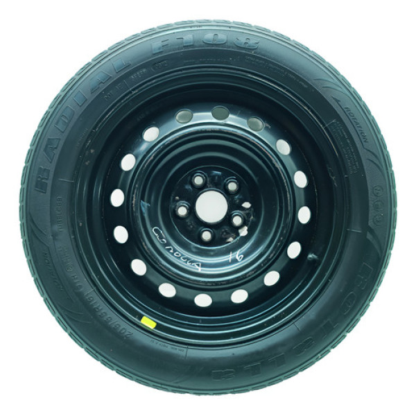 Roda Estepe Toyota Corolla 2016 205/55 R16 Original Preto