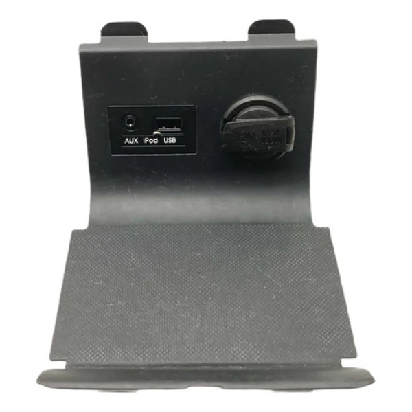 Moldura Central Usb 12v Hyundai Hb20 Hatch 2016 Preto