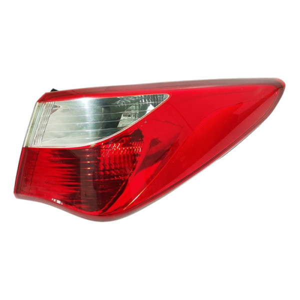 Lanterna Traseira Direita Hyundai Hb20 Sedan 2013 A 2018 Direito/passageiro Vermelho