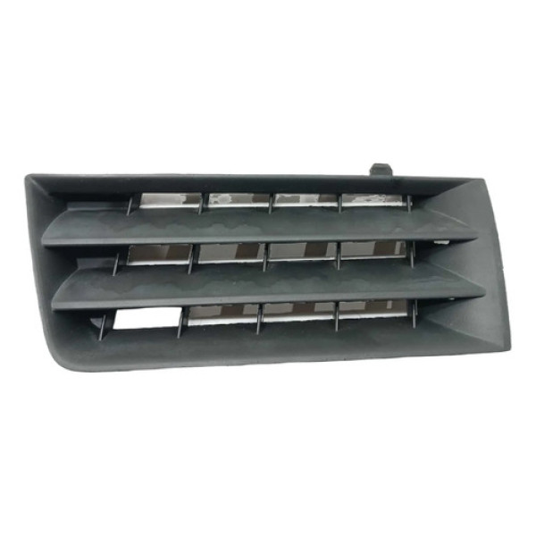 Grade Parachoque Lado Esquerdo Renault Megane 2008 Preto Brilhante