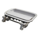 Maçaneta Externa Porta Traseira Direita Gm Corsa 2001 Preto Traseira