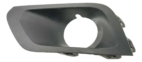 Moldura Grade Farol Milha Lado Esquerdo Chevrolet Onix 2017 Preto Esquerdo