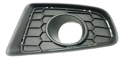 Grade Farol Milha Esquerdo Renault Sandero 2012 Preto Esquerdo