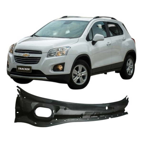 Grade Churrasqueira Chevrolet Tracker 2015 26341675 Preto Fosco