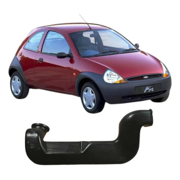 Duto Ar Esquerdo Ford Ka 1999 1.0 97kw01455ad Original