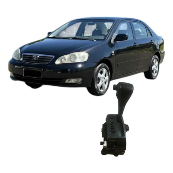 Alavanca Cambio Automático Toyota Corolla 2004 1.8 Original Preto