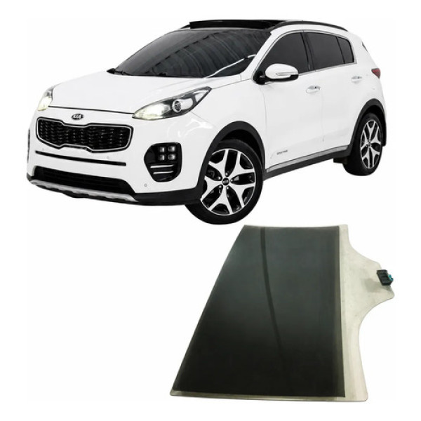 Vidro Porta Traseira Direita Kia Sportage 2018 2.0 Original