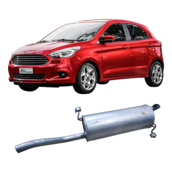 Escapamento Silencioso Traseiro Ford Ka 1.0 2015 82188834