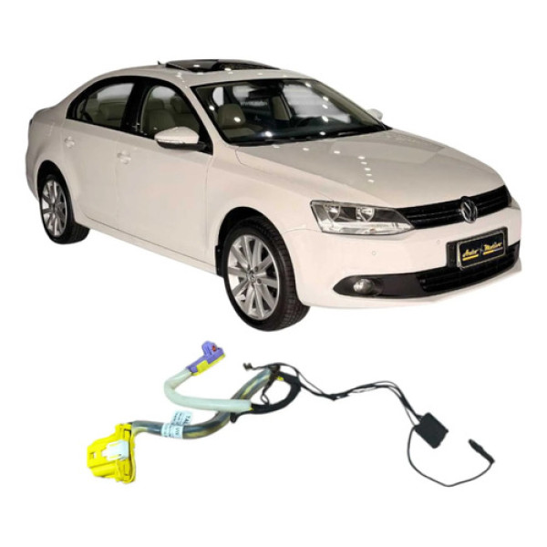 Chicote Airbag Volante Vw Jetta 2013 2.0 Tsi 61973402a00 Preto