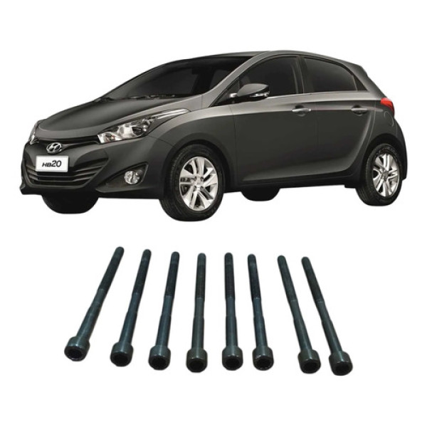 Jogo Parafuso Cabeçote Hyundai Hb20 2017 Original 