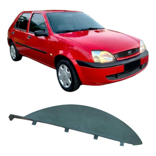Acabamento Direito Painel Courier Fiesta 2000 96fg13k732bdw Cinza Listras