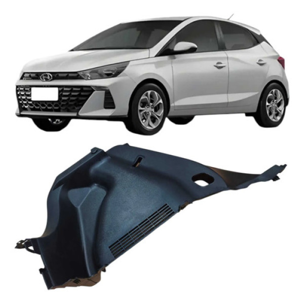 Forro Lateral Porta Malas Esquerd Hyundai Hb20 2021 85741r10