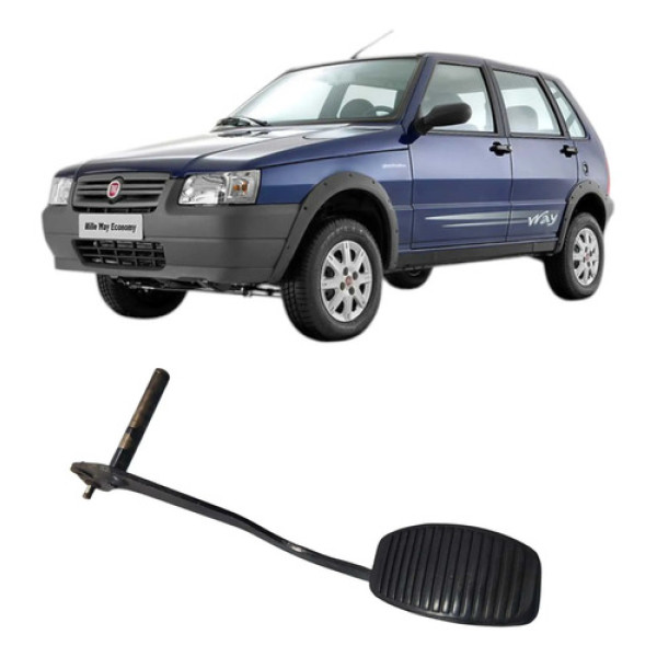 Pedal Embreagem Fiat Uno Mille 1.0 4p 2005 92u200  Preto