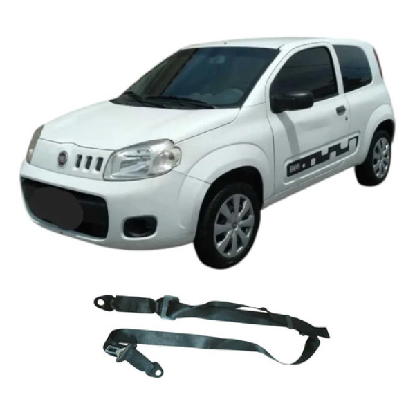 Fivela Cinto Traseiro Fiat Uno Vivace 2014 1.0 Original 
