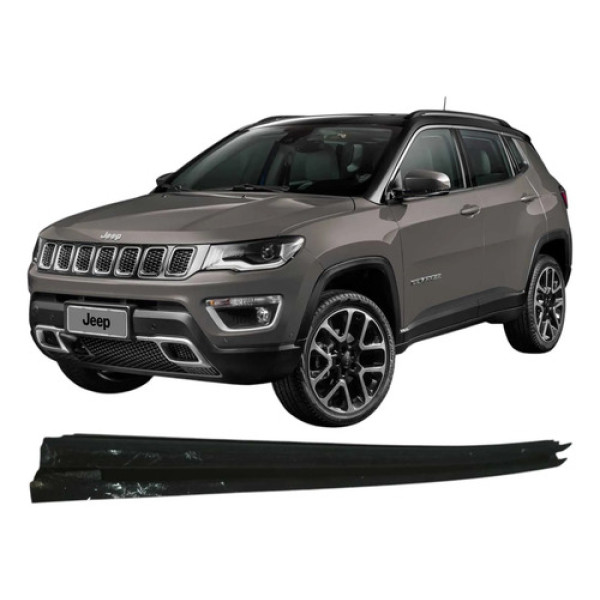 Pestana Interna Traseira Esquerda Jeep Compass 2020 Original Preto