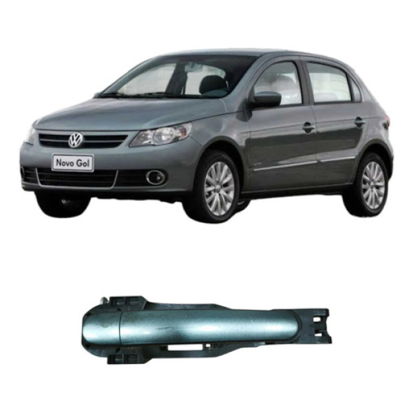 Maçaneta Externa Dianteiro Direito Vw Gol 2010 5u4837885886 Cinza Dianteira