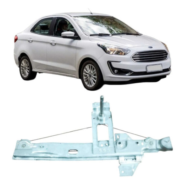 Maquina Vidro Traseira Esquerda Ford Ka 2019 1.5 E385a27001