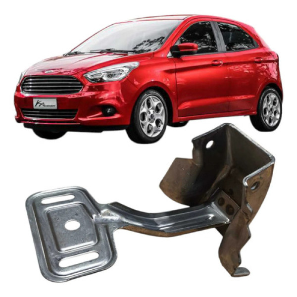 Suporte Console Central Ford Ka 1.0 3c 2015 9494109 Original Prata Metal