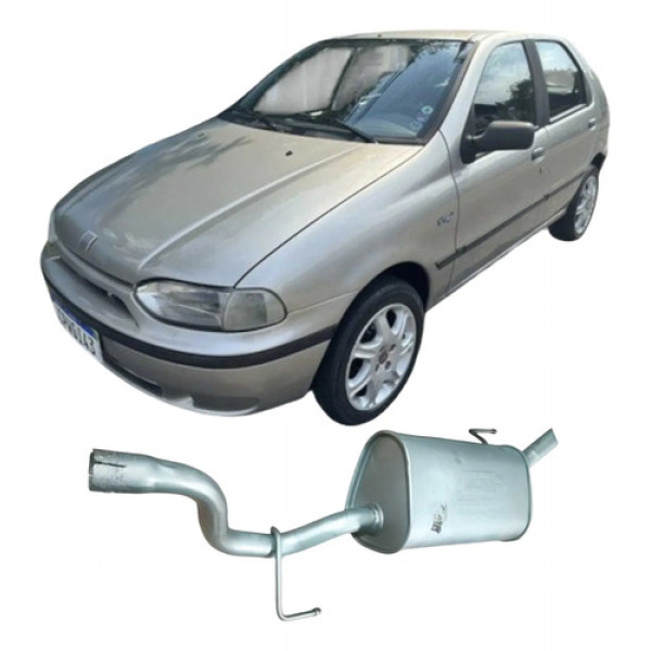 Escapamento Intermediário Fiat Palio 1997 1.0 Original 