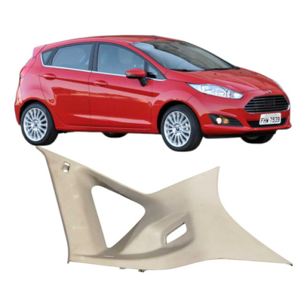 Acabamento Vidro Traseiro Direito Ford New Fiesta  2014 
