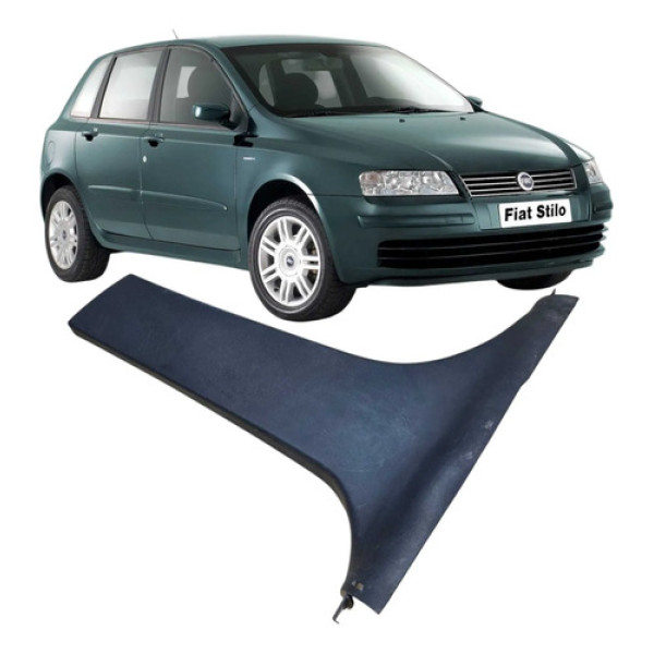 Coluna Inferior Central Esquerda Fiat Stilo 2003 1.8 Preto