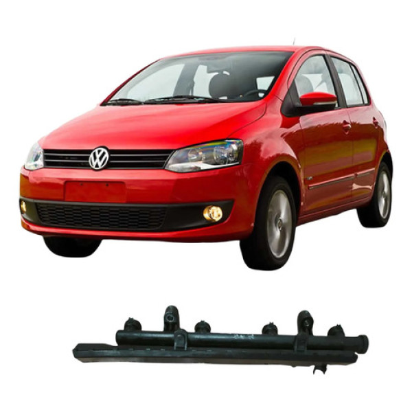 Flauta Injeçao Combustivel Volkswagen Fox 2010 030133329ab
