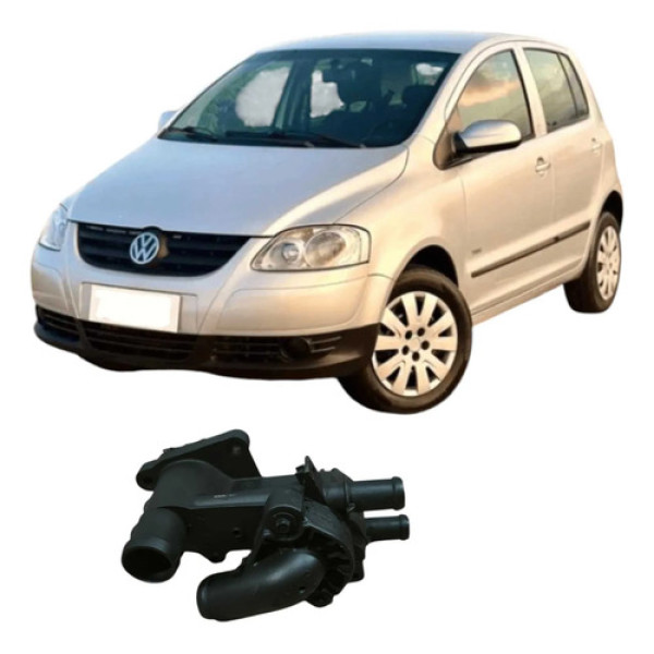 Carcaça Valvula Termostatica Vw Fox 2009 1.0 Original
