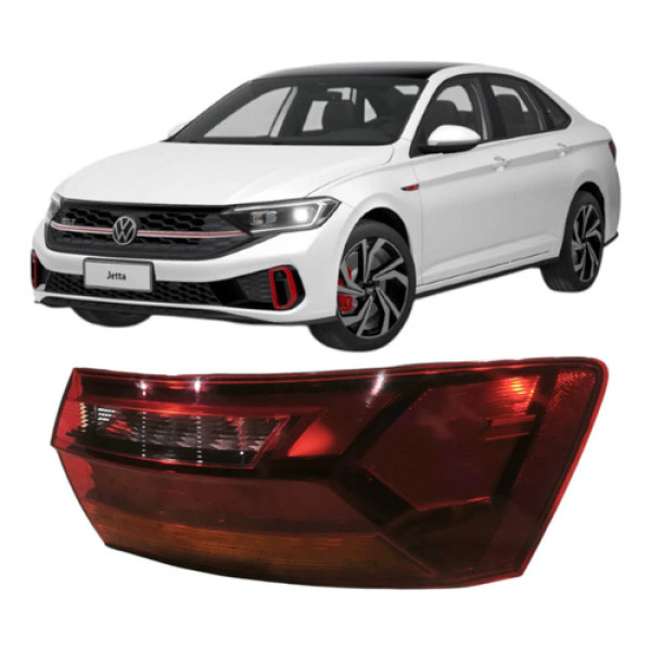 Lanterna Direita Volkswagen Jetta Gli 2.0 2023 17a945312 Direito/passageiro Vermelho